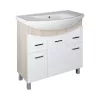 TMP ZX 95 - SONOMA - álló fürdőszobabútor - Sanovit ZENON - 6095 porcelán mosdóval - 97 x 51 cm