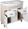 TMP ZX 95 - SONOMA - álló fürdőszobabútor - Sanovit ZENON - 6095 porcelán mosdóval - 97 x 51 cm