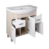 TMP ZX 95 - SONOMA - álló fürdőszobabútor - Sanovit ZENON - 6095 porcelán mosdóval - 97 x 51 cm