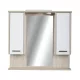 TMP ZX - SONOMA - Tükrös fürdőszobai szekrény LED világítással - 95 x 80 cm