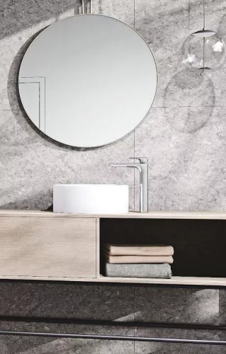 Eurostandard THIN magasított mosdó csaptelep - KRÓM