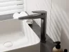 Caldo Freddo magasított mosdócsaptelep - GUNMETAL - fegyverszürke