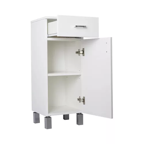 Viva STYLE fürdőszobai ÁLLÓSZEKRÉNY 85 alacsony POLCOS - 1 fiók - JOBBOS - 35 x 33 x 85 cm
