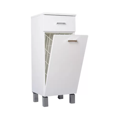 Viva STYLE fürdőszobai ÁLLÓSZEKRÉNY 85 alacsony szennyestartós -1 fiók 35 x 33 x 85 cm