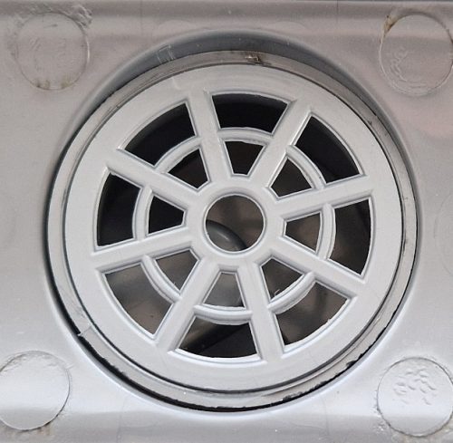 Carmine zuhanyfolyóka - rozsdamentes - 60cm