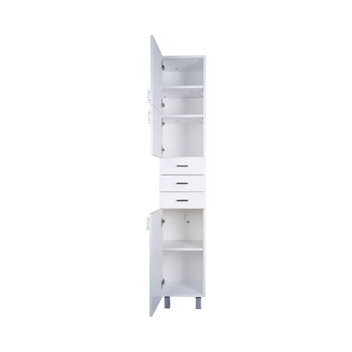 Viva STYLE fürdőszobai ÁLLÓSZEKRÉNY 192 magas POLCOS - BALOS - 35 x 33 x 192 cm
