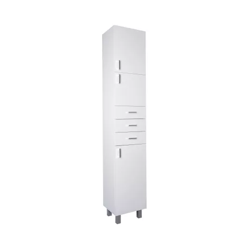 Viva STYLE fürdőszobai ÁLLÓSZEKRÉNY 192 magas POLCOS - JOBBOS - 35 x 28 x 192 cm