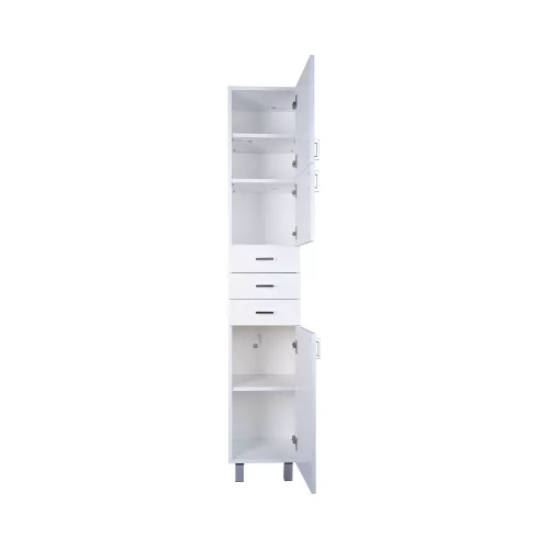 Viva STYLE fürdőszobai ÁLLÓSZEKRÉNY 192 magas POLCOS - JOBBOS - 35 x 28 x 192 cm