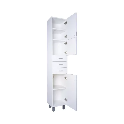 Viva STYLE fürdőszobai ÁLLÓSZEKRÉNY 192 magas POLCOS - JOBBOS - 35 x 33 x 192 cm