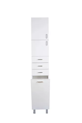 Viva STYLE fürdőszobai ÁLLÓSZEKRÉNY 192 magas szennyestartós - BALOS - 35 x 28 x 192 cm