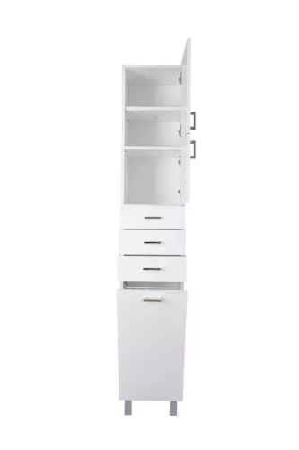 Viva STYLE fürdőszobai ÁLLÓSZEKRÉNY 192 magas szennyestartós - JOBBOS - 35 x 33 x 192 cm