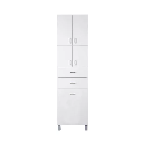 Viva STYLE fürdőszobai ÁLLÓSZEKRÉNY 192 magas szennyestartós - 50 x 35 x 192 cm