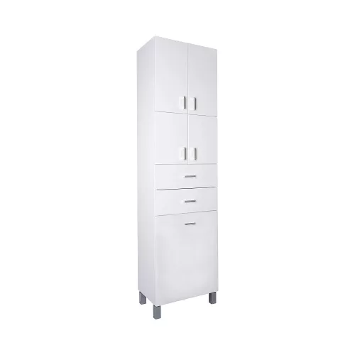 Viva STYLE fürdőszobai ÁLLÓSZEKRÉNY 192 magas szennyestartós - 50 x 35 x 192 cm