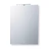 PIRAMIDA PERLA 60 G Tükrös fürdőszobai szekrény LED világítással - 60 x 80 x 4 cm