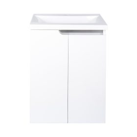   PIRAMIDA EURIDIKA fali függesztett /álló fürdőszobabútor öntött műmárvány mosdóval - 60 x 75 x 46 cm