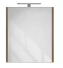 Piramida AKVA Tükrös fürdőszobai szekrény - LED világítással - FEHÉR-TÖLGY - 60 x 69 x 15 cm