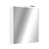 Piramida AKVA 60 H Tükrös fürdőszobai szekrény -1 ajtós kivitel - LED világítással - 60 x 69 x 13 cm