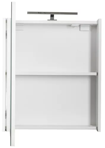 Piramida AKVA 60 H Tükrös fürdőszobai szekrény -1 ajtós kivitel - LED világítással - 60 x 69 x 13 cm