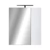 Piramida AKVA 60 R Tükrös fürdőszobai szekrény -2 ajtós kivitel - LED világítással - 60 x 69 x 13 cm
