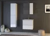 Piramida AKVA 60 R Tükrös fürdőszobai szekrény -2 ajtós kivitel - LED világítással - 60 x 69 x 13 cm