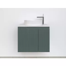   Piramida EURIDIKA fali fürdőszobabútor - mosdópult mosdó nélkül -2 ajtós - PINO ZÖLD - 65 x 48 x 53 cm