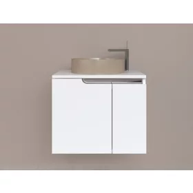   Piramida EURIDIKA fali fürdőszobabútor - mosdópult mosdó nélkül -2 ajtós - 64 x 48 x 53 cm