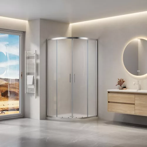 Viva AQUA Max Zuhanykabin ÍVES - 6 mm víztiszta vízlepergető üveg - 80 x 80 x 190 cm