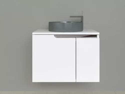 Piramida EURIDIKA fali fürdőszobabútor - mosdópult mosdó nélkül -2 ajtós - 75 x 48 x 53 cm