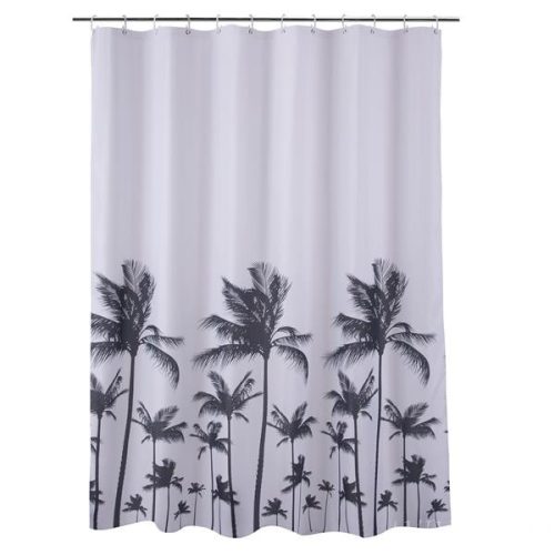Zuhanyfüggöny - PALM TREE - Impregnált textil - 180 x 200 cm