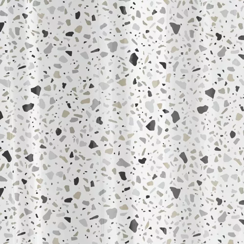 Zuhanyfüggöny - TERRAZZO - Impregnált textil - 180 x 200 cm