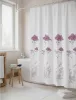 Zuhanyfüggöny - FLOWERS - Impregnált textil - 180 x 200 cm