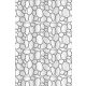 STONE - Impregnált textil zuhanyfüggöny - 180 x 200 cm
