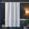 Zuhanyfüggöny - SQUARE - Impregnált textil - 180 x 200 cm