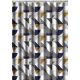 Zuhanyfüggöny - SILVER MOSAIC - Impregnált textil - 180 x 200 cm