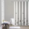 Zuhanyfüggöny - NEW BUTTERFLY - Impregnált textil -180 x 200 cm