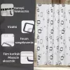 Zuhanyfüggöny - NEW GEOMETRY - Impregnált textil - 180 x 200 cm
