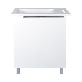   PIRAMIDA EURIDIKA fali függesztett / álló fürdőszobabútor -öntött márvány mosdóval - 82 x 73 x 46 cm