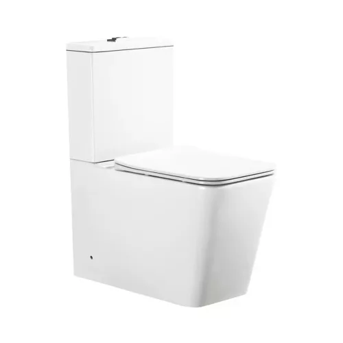 Eros ES QUADRO monoblokk WC - perem nélküli - WC ülőkével komplett