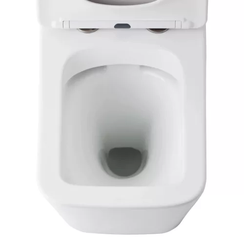 Eros ES QUADRO monoblokk WC - perem nélküli - WC ülőkével komplett