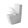 Eros ES QUADRO monoblokk WC - perem nélküli - WC ülőkével komplett