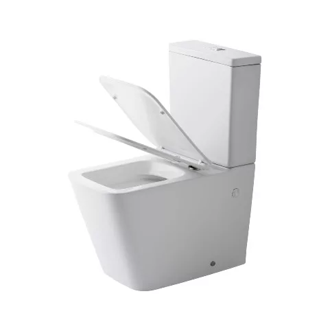 Eros ES QUADRO monoblokk WC - perem nélküli - WC ülőkével komplett