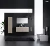 Eros ES QUADRO monoblokk WC - perem nélküli - WC ülőkével komplett