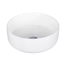   Eros SIMPLE 8 - PULTRA ültethető - Top Counter - porcelán mosdó - MATT FEHÉR - 36 x 36 x 13 cm