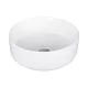 Eros SIMPLE 8 - PULTRA ültethető - Top Counter - porcelán mosdó - MATT FEHÉR - 36 x 36 x 13 cm