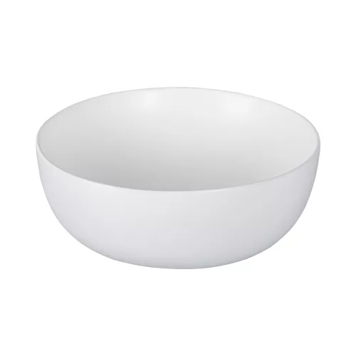 Eros RAISE - PULTRA ültethető - Top Counter - porcelán mosdó - MATT FEHÉR - O - Ø 41 cm