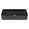 Eros SLIM 2 - PULTRA ültethető - Top Counter - porcelán mosdó - MATT FEKETE - 61 x 35 x 11 cm