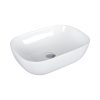 EROS SMILE 3 - PULTRA ültethető - Top Counter - porcelán mosdó - 46,5 x 32,5 x 13 cm