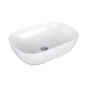Eros SMILE 3 - PULTRA ültethető - Top Counter - porcelán mosdó - 46,5 x 32,5 x 13 cm