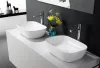 Eros SMILE 3 - PULTRA ültethető - Top Counter - porcelán mosdó - 46,5 x 32,5 x 13 cm