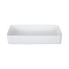 EROS SLIM 2 - PULTRA ültethető - Top Counter - porcelán mosdó - 61 x 35 x 11 cm